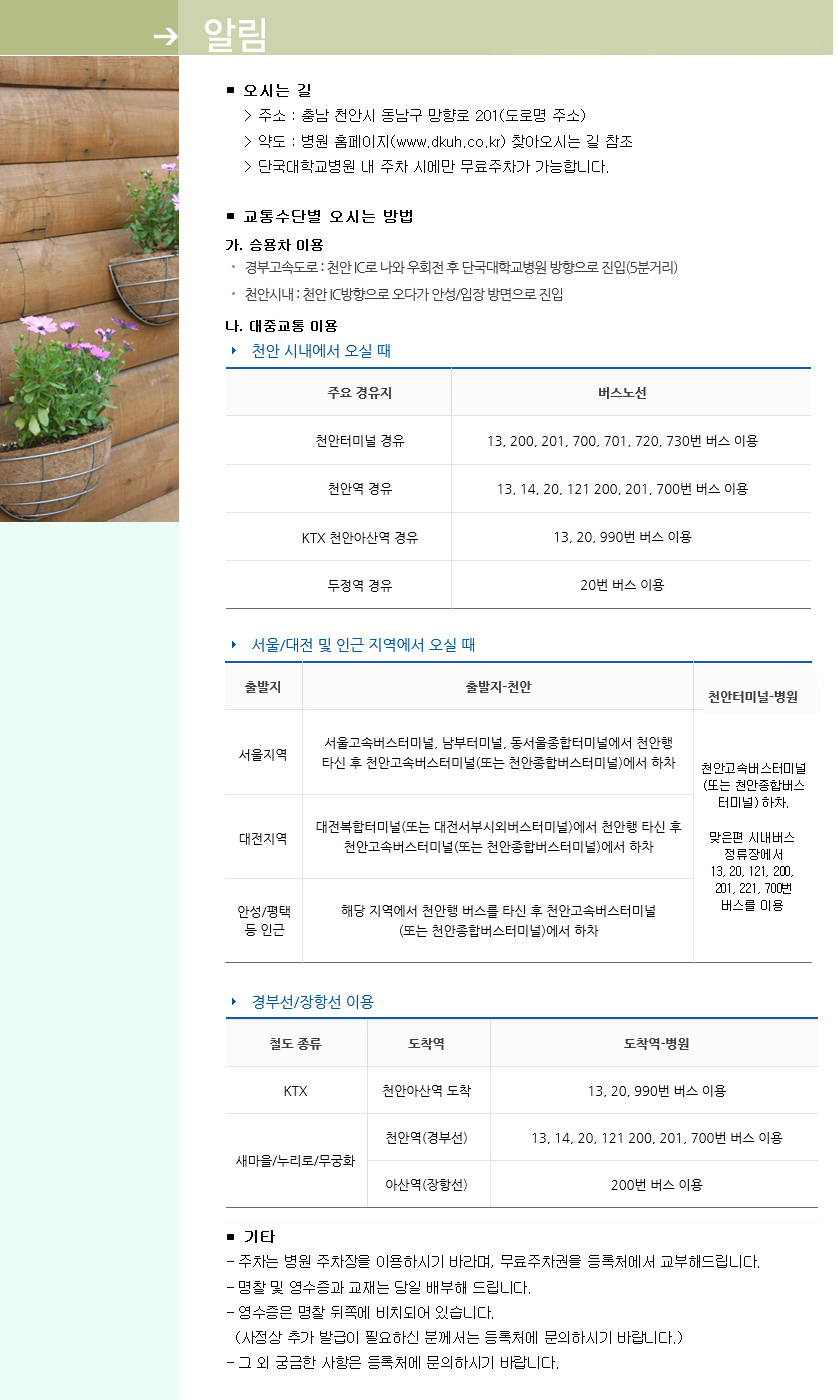 공지사항