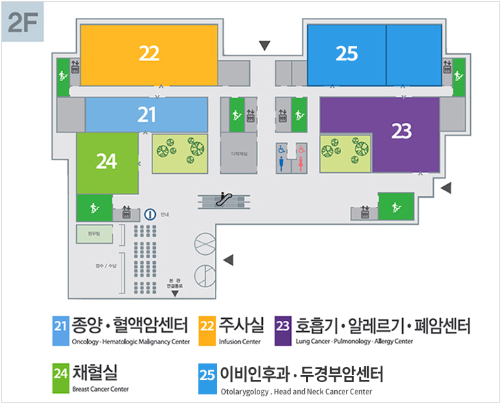 암센터2층안내도