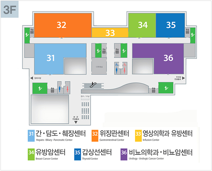 암센터3층안내도