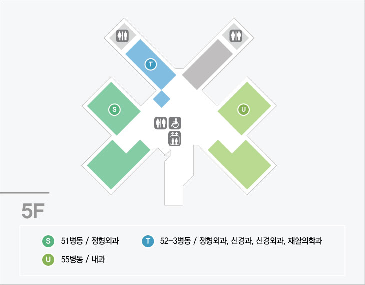 병동5층안내도